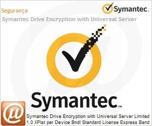 K8EVXZF0-EI1EB - Symantec Drive Encryption with Universal Server Limited 1.0 XPlat per Device Bndl Standard License Express Band B Essential 12 Meses 