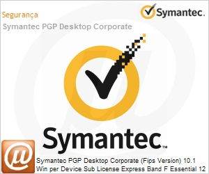 KGEAWZS0-EI1EF - Symantec PGP Desktop Corporate (Fips Version) 10.1 Win per Device Sub License Express Band F Essential 12 Meses 