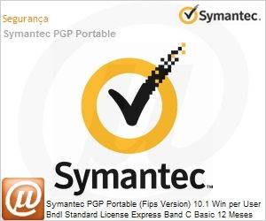 KP8KWZF0-BI1EC - Symantec PGP Portable (Fips Version) 10.1 Win per User Bndl Standard License Express Band C Basic 12 Meses 