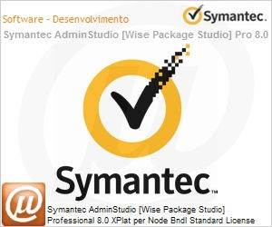 Q1YUXZF0-SI1ES - Symantec AdminStudio [Wise Package Studio] Professional 8.0 XPlat per Node Bndl Standard License Express Band S [001+] Standard 12 Meses 