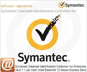 RVIMOZZ0-EI1ES - Symantec Clearwell Identification Collection for Enterprise Vault 7.1 per User Initial Essential 12 Meses Express Band S [001+] 