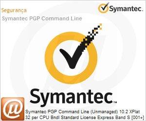 YEM7XZF4-AI1ES - Symantec PGP Command Line (Unmanaged) 10.2 XPlat 32 per CPU Bndl Standard License Express Band S [001+] UPGRADE Assurance 12 Meses 