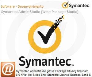 ZVYUXZF0-SI1ES - Symantec AdminStudio [Wise Package Studio] Standard 8.0 XPlat per Node Bndl Standard License Express Band S [001+] Standard 12 Meses 