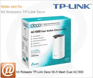 DecoS7-(1-Pack) - Kit Roteador TP-Link Deco Wi-fi Mesh Dual AC1900