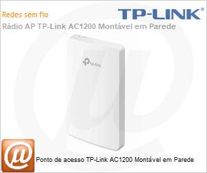 EAP235-Wall - Ponto de acesso 11ac TP-Link EAP235-Wall AC1200 Montvel em Parede 