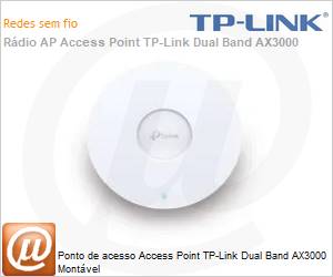 EAP650 - Ponto de acesso Access Point TP-Link Dual Band AX3000 Montvel 