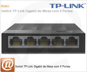 LS1005G-BR - Switch TP-Link Gigabit de Mesa com 5 Portas