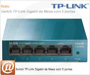 LS105G - Switch TP-Link Gigabit de Mesa com 5 portas