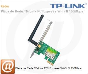 TL--WN781ND - Placa de Rede TP-Link PCI Express Wi-Fi N 150Mbps