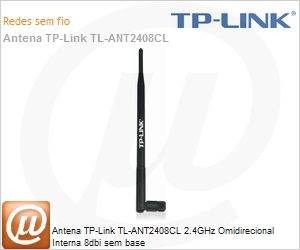 TL-ANT2408CL - Antena TP-Link TL-ANT2408CL 2.4GHz Omidirecional Interna 8dbi sem base