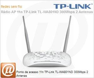 TL-WA801ND - Ponto de acesso 11n TP-Link TL-WA801ND 300Mbps 2 Antenas