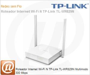 TL-WR829N - Roteador Internet Wi-Fi N TP-Link TL-WR829N Multimodo 300 Mbps