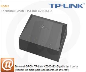 XZ000-G3 - Terminal GPON TP-Link XZ000-G3 Gigabit de 1 porta (Modem de fibra para operadoras de Internet)