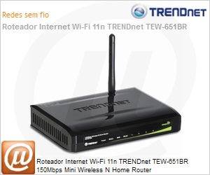 TRENDnet - TEW-651BR - Roteador Internet Wi-Fi 11n TRENDnet TEW-651BR ...