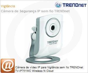 TV-IP751WC - Cmera de vdeo IP para Vigilncia sem fio TRENDnet TV-IP751WC Wireless N Cloud
