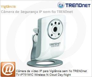 TV-IP751WIC - Cmera de vdeo IP para Vigilncia sem fio TRENDnet TV-IP751WIC Wireless N Cloud Day/Night