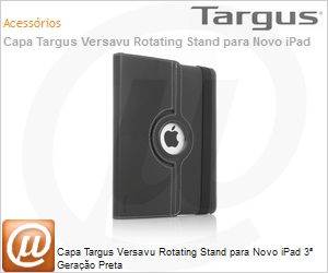 THZ156US-50R - Capa Targus Versavu Rotating Stand para Novo iPad 3 Gerao Preta