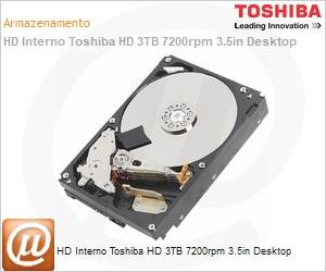HDKPC08 - HD Interno Toshiba HD 3TB 7200rpm 3.5in Desktop