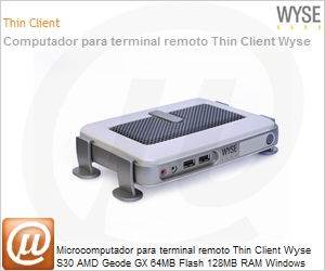902113-56L - Desktop-PC para terminal remoto Thin Client Wyse S30 AMD Geode GX 64MB Flash 128MB RAM Windows CE Winterm