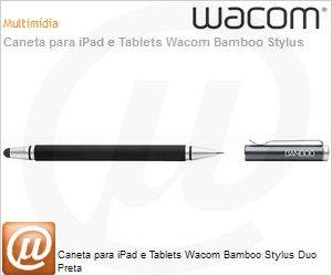 CS150K - Caneta para iPad e Tablets Wacom Bamboo Stylus Duo Preta