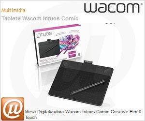 CTH490CK - Mesa Digitalizadora Wacom Intuos Comic Creative Pen & Touch