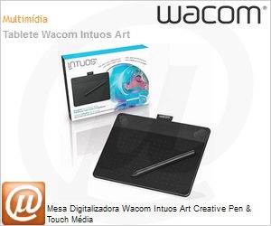 CTH690AK - Mesa Digitalizadora Wacom Intuos Art Creative Pen & Touch Mdia
