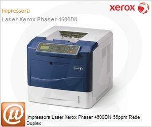 4600-DN-MO-NO - Impressora Laser Xerox Phaser 4600DN 55ppm Rede Duplex