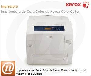 8870-DN-MONO - Impressora de Cera Colorida Xerox ColorQube 8870DN 40ppm Rede Duplex