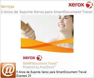 SDTX5721-NO - 5 Anos de Suporte Xerox para SmartDocument Travel Express 25