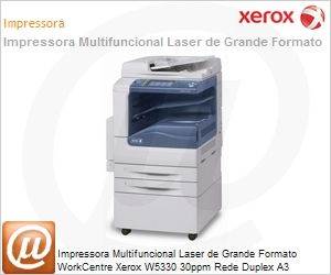 W5330-TD-MO-NO - Impressora Multifuncional Laser de Grande Formato WorkCentre Xerox W5330 30ppm Rede Duplex A3
