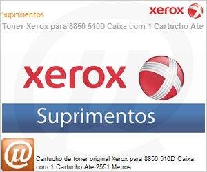 006R00989-NO - Cartucho de toner original Xerox para 8850 510D Caixa com 1 Cartucho Ate 2551 Metros