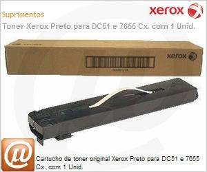 006R01219-NO - Cartucho de toner original Xerox Preto para DC51 e 7655 Cx. com 1 Unid.