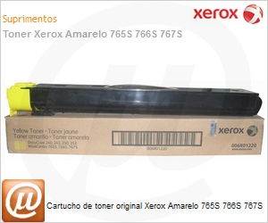 006R01220NO - Cartucho de toner original Xerox Amarelo 765S 766S 767S