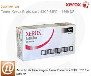 006R01238-NO - Cartucho de toner original Xerox Preto para 62CP 62PR -- 1260 M