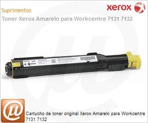 006R01271-NO - Cartucho de toner original Xerox Amarelo para Workcentre 7131 7132