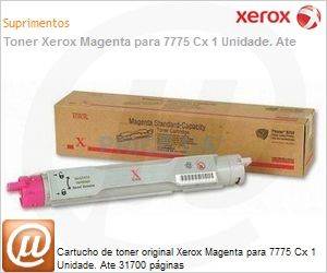 006R01405-NO - Cartucho de toner original Xerox Magenta para 7775 Cx 1 Unidade. Ate 31700 pginas