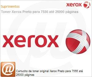 006R01517-NO - Cartucho de toner original Xerox Preto para 7556 at 26000 pginas
