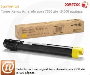 006R01518-NO - Cartucho de toner original Xerox Amarelo para 7556 at 15.000 pginas