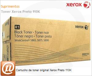 006R01552NO - Cartucho de toner original Xerox Preto 110K