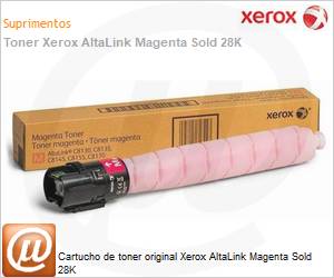 006R01760NO - Cartucho de toner original Xerox AltaLink Magenta Sold 28K 