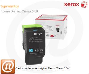 006R04369NO - Cartucho de toner original Xerox Ciano 5 5K