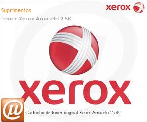 006R04398NO - Cartucho de toner original Xerox Amarelo 2.5K 