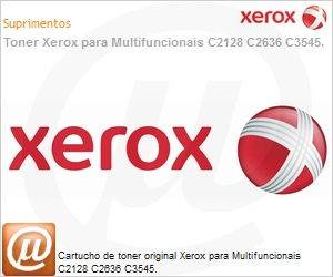 013R00588NO - Cartucho de toner original Xerox para Multifuncionais C2128 C2636 C3545.