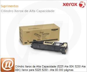 101R00435-NO - Cilindro Xerox de Alta Capacidade (5225 Ate 80K 5230 Ate 88K) Xerox para 5225 5230 - Ate 80.000 pginas