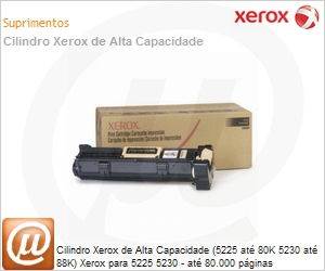 101R00435NO - Cilindro de imagem original Xerox de alta capacidade Xerox para 5225 5230 (5225 at 80K pginas; 5230 at 88K pginas)