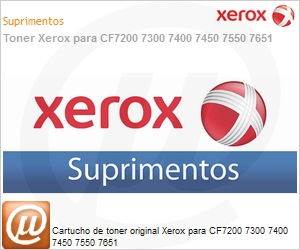 106N00099 - Cartucho de toner original Xerox para CF7200 7300 7400 7450 7550 7651
