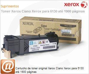 106R01278NO - Cartucho de toner original Xerox Ciano Xerox para 6130 at 1900 pginas