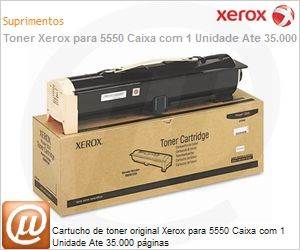 106R01294-NO - Cartucho de toner original Xerox para 5550 Caixa com 1 Unidade Ate 35.000 pginas