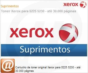 106R01305NO - Cartucho de toner original Xerox para 5225 5230 - at 30.000 pginas