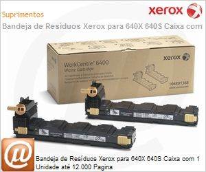 106R01368NO - Bandeja de Resduos Xerox para 640X 640S Caixa com 1 Unidade at 12.000 Pagina